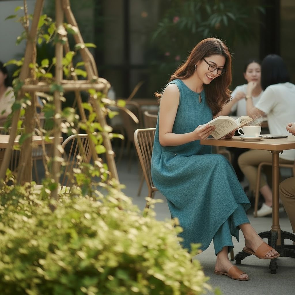 Teal Sleeveless Textured Midi Dress