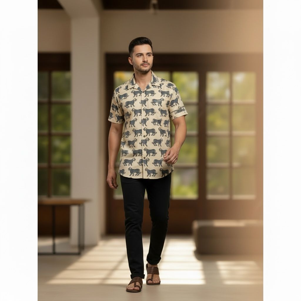 Printed Casual Shirt – Urban & Relaxed Style