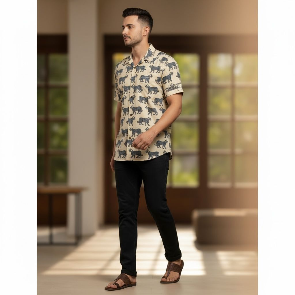 Printed Casual Shirt – Urban & Relaxed Style