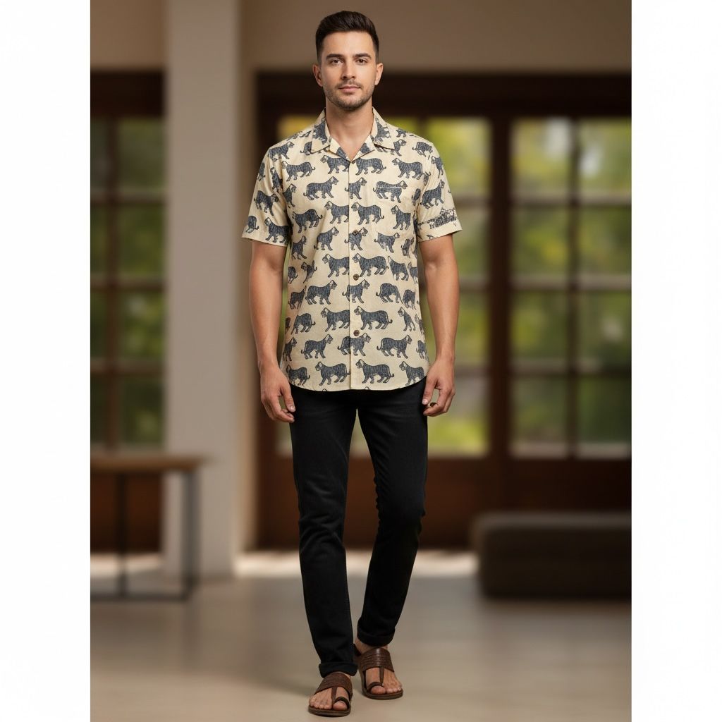 Printed Casual Shirt – Urban & Relaxed Style