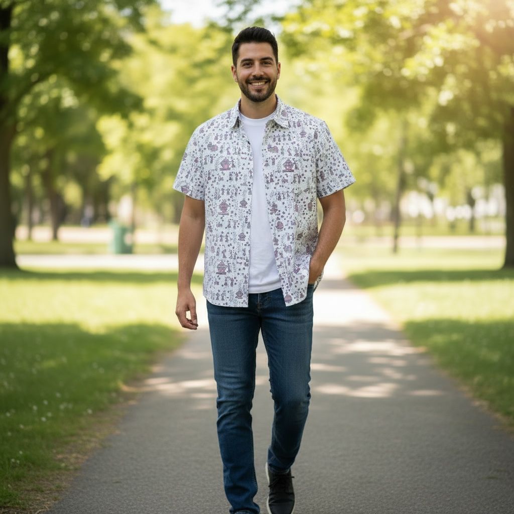 Printed Casual Shirt – Urban & Relaxed Style