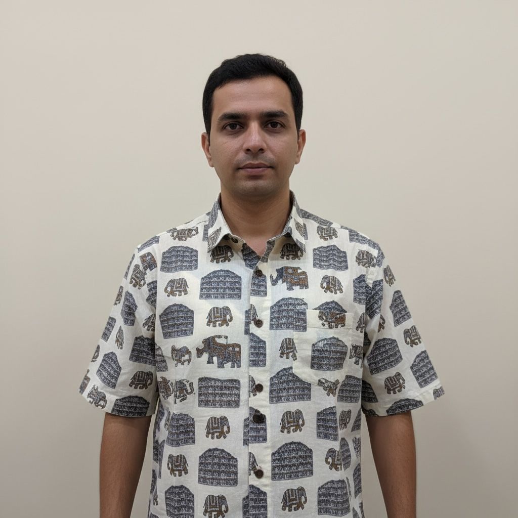 White Printed Casual Shirt – Urban & Relaxed Style