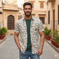White Printed Casual Shirt – Urban & Relaxed Style