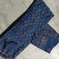 Modal Silk Suit Fabric Set with Printed Dupatta (Upper + Dupatta Only)